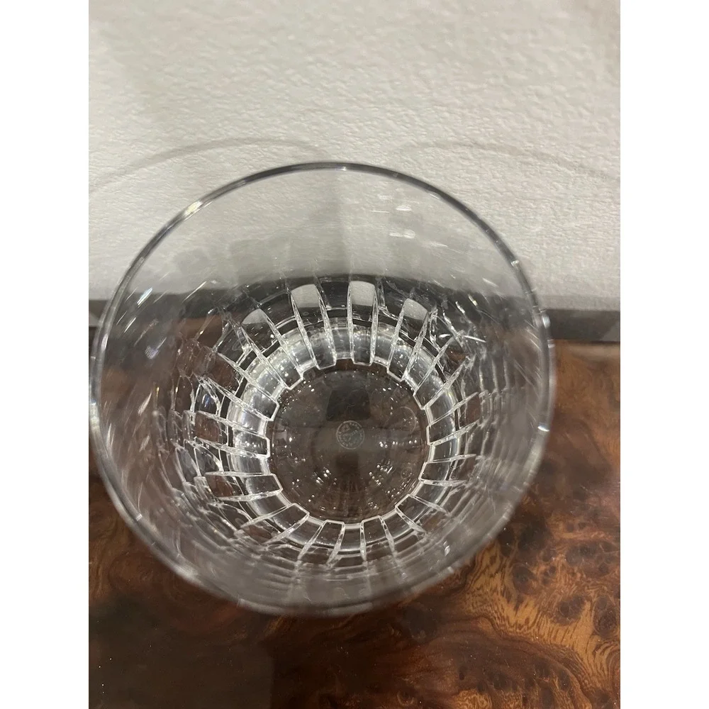 Baccarat Crystal Rotary 4in Double Old Fashion glass-signed